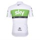 PROFESJONALNA KOSZULKA ROWEROWA SKY MODEL 2012 WHITE-GREEN