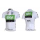 PROFESJONALNA KOSZULKA ROWEROWA SKY MODEL 2012 WHITE-GREEN