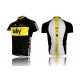 PROFESJONALNA KOSZULKA ROWEROWA SKY MODEL 2013/2014 BLACK-YELLOW