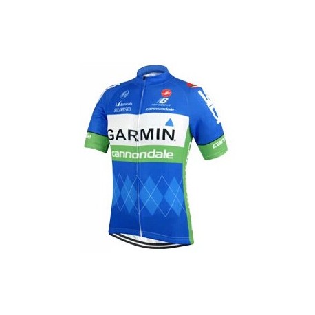 KOSZULKA ROWEROWA CANNONDALE-GARMIN 2015 BLUE