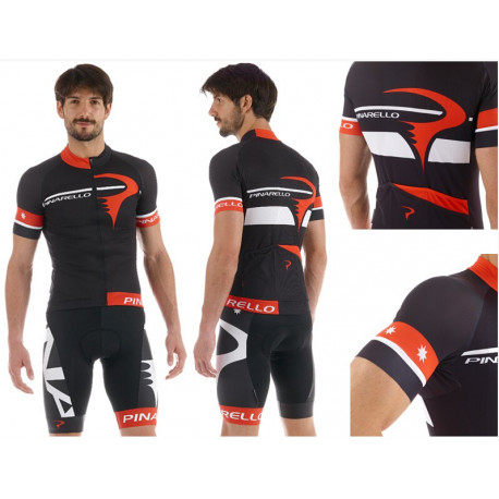 PINARELLO LETNI KOMPLET ROWEROWY MODEL 2016 BLACK-RED