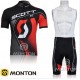 PROFESJONALNY LETNI KOMPLET ROWEROWY SCOTT RC 2011 BLACK-RED