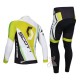PROFESJONALNY DŁUGI KOMPLET ROWEROWY SCOTT 2013 YELLOW