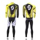 PROFESJONALNY DŁUGI KOMPLET ROWEROWY SCOTT 2014 YELLOW