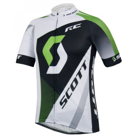 SCOTT RC KOSZULKA ROWEROWA MODEL 2013/2014 WHITE-GREEN