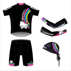 HELLO KITTY DAMSKI 4 CZĘŚCIOWY ZESTAW ROWEROWY MODEL 2013 BLACK