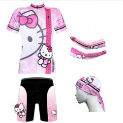 HELLO KITTY DAMSKI 4 CZĘŚCIOWY ZESTAW ROWEROWY MODEL 2013