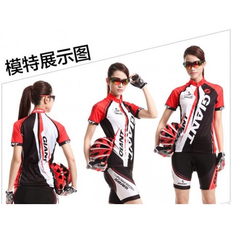 GIANT DAMSKI LETNI KOMPLET ROWEROWY MODEL 2015 RED