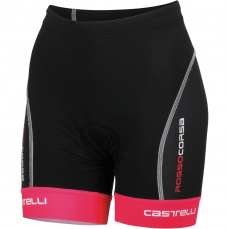 DAMSKIE SPODENKI ROWEROWE CASTELLI 2015 BLACK-RED
