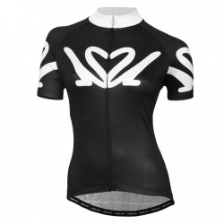 DAMSKA KOSZULKA ROWEROWA NALINI 2015 BLACK-WHITE