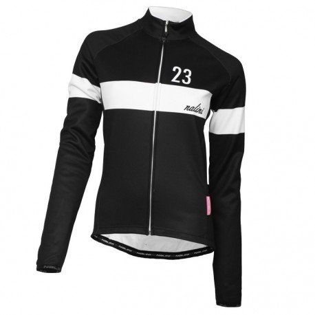 DAMSKA BLUZA ROWEROWA NALINI 2016 BLACK-WHITE