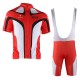 PROFESJONALNY LETNI KOMPLET ROWEROWY NALINI MODEL 2011 RED Z SZELKAMI