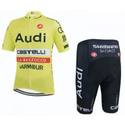 AUDI LETNI KOMPLET ROWEROWY MODEL 2015 YELLOW
