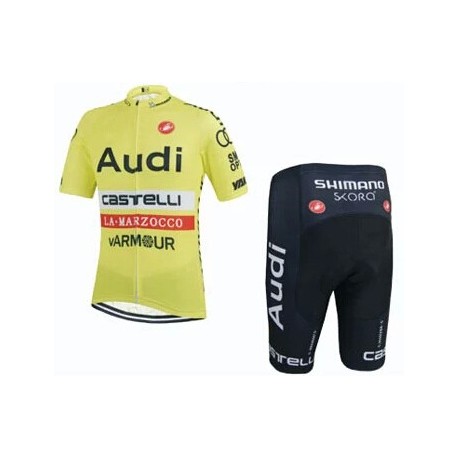 AUDI LETNI KOMPLET ROWEROWY MODEL 2015 YELLOW