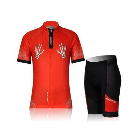 MONTON DAMSKI LETNI KOMPLET ROWEROWY 2012/2013 RED
