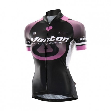 MONTON DAMSKA KOSZULKA ROWEROWA 2014 BLACK-WHITE