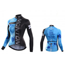 MONTON DAMSKA BLUZA ROWEROWA 2014 BLUE-BLACK