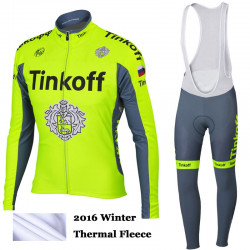 SAXO BANK DŁUGI KOMPLET ROWEROWY 2015/2016 FLUO YELLOW