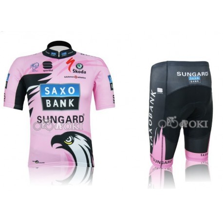 SAXO BANK LETNI KOMPLET ROWEROWY 2010 PINK