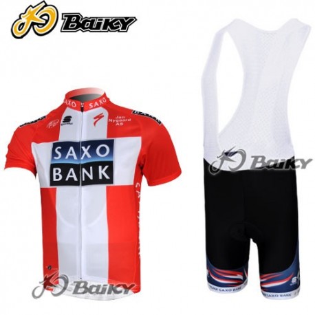 SAXO BANK LETNI KOMPLET ROWEROWY 2012 RED
