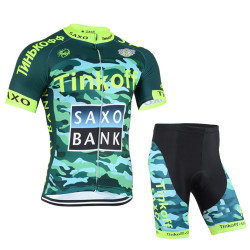 SAXO BANK LETNI KOMPLET ROWEROWY 2014/2015 ARMY BLUE
