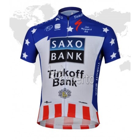 SAXO BANK KOSZULKA ROWEROWA MODEL 2011/2012