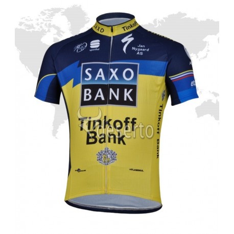 SAXO BANK KOSZULKA ROWEROWA MODEL 2012
