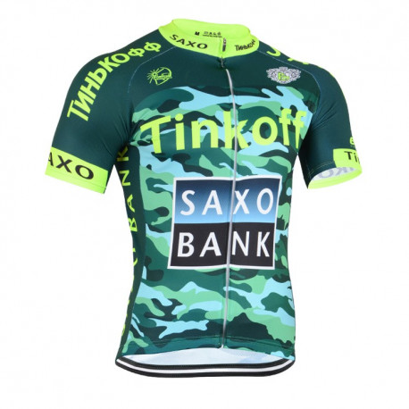 SAXO BANK KOSZULKA ROWEROWA MODEL 2014 GREEN