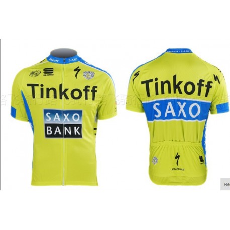SAXO BANK KOSZULKA ROWEROWA MODEL 2014/2015 RED
