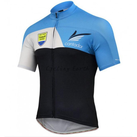 SAXO BANK KOSZULKA ROWEROWA MODEL 2015 BLACK-BLUE