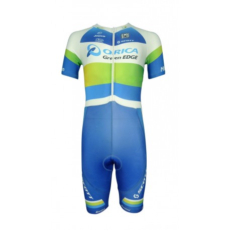 GREEN EDGE PROFESJONALNY LETNI KOMBINEZON ROWEROWY 2014