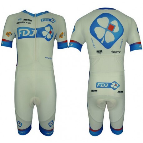 FDJ PROFESJONALNY LETNI KOMBINEZON ROWEROWY 2013
