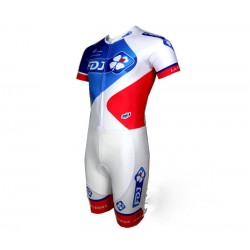 FDJ PROFESJONALNY LETNI KOMBINEZON ROWEROWY 2014