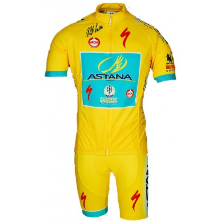 ASTANA PROFESJONALNY LETNI KOMPLET ROWEROWY MODEL 2014 YELLOW