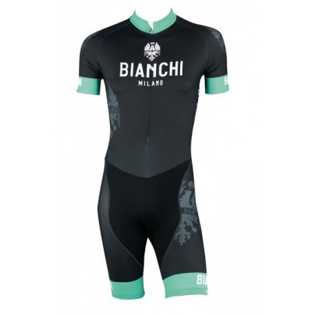 BIANCHI PROFESJONALNY LETNI KOMBINEZON ROWEROWY 2015/16 BLACK