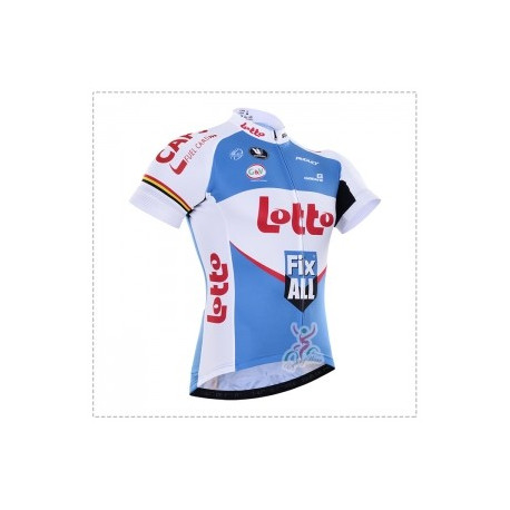 LOTTO PROFESJONALNA KOSZULKA ROWEROWA 2016 BLUE